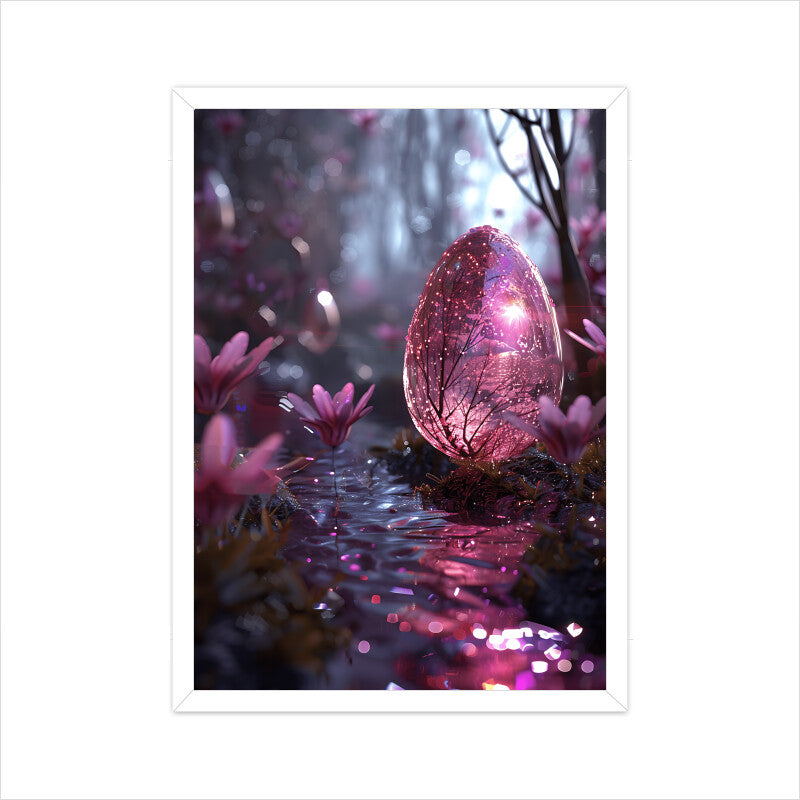 Fantasy Whimsical Easter Egg Wall Art