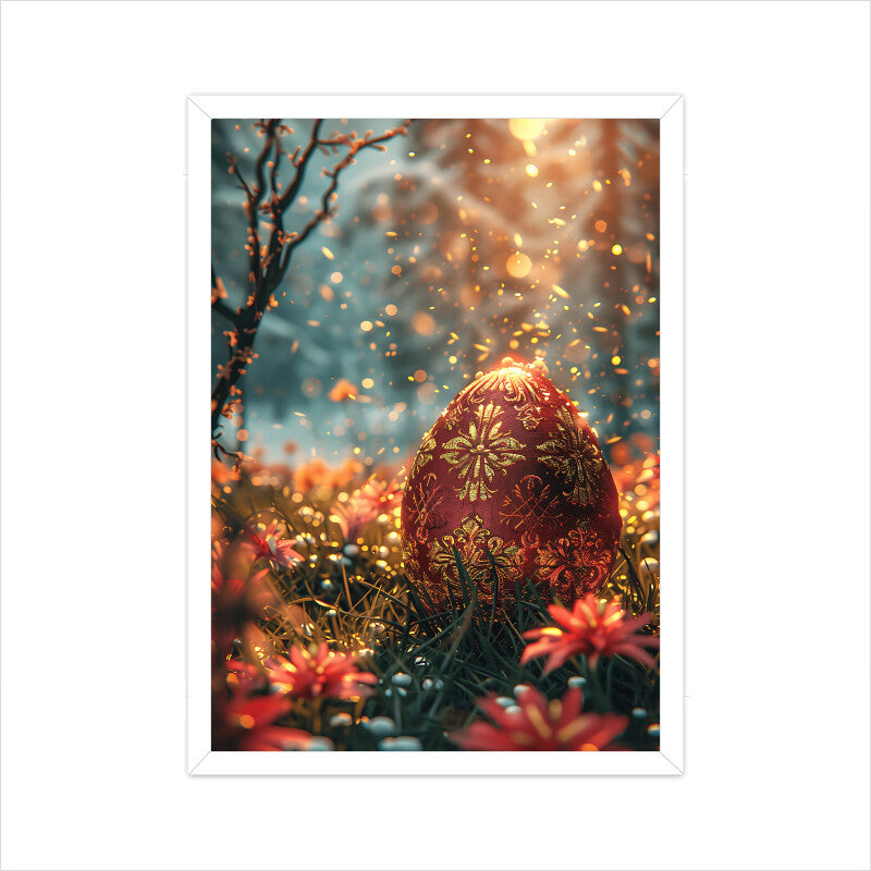 Fantasy Whimsical Easter Egg Wall Art