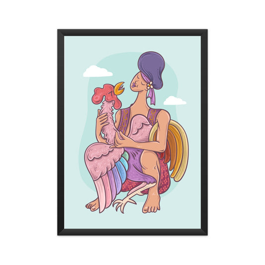 Cock fighting Wall Art