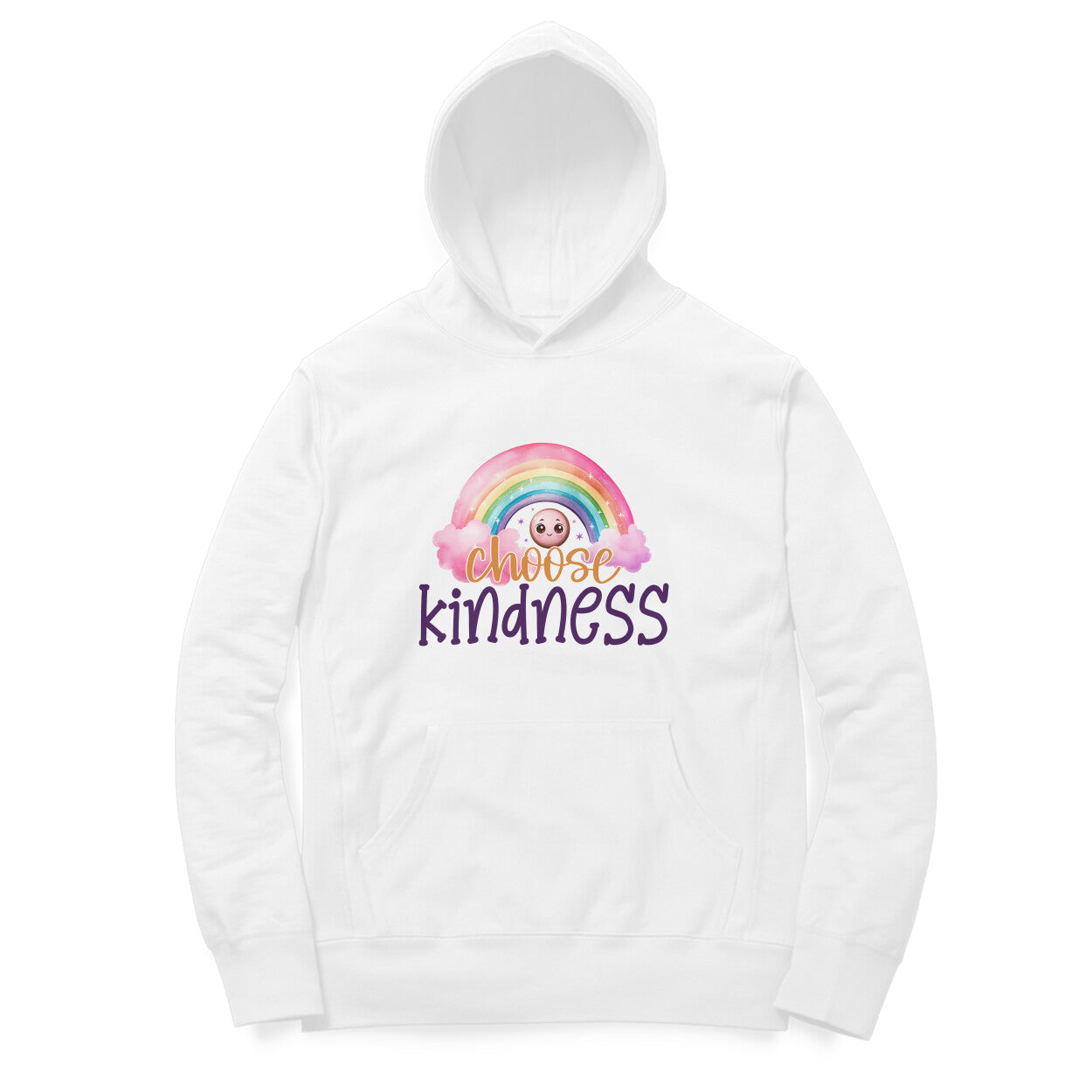 Choose Kindness - Printed Unisex hoodie pattern with an oversized fit