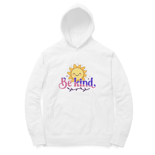 Be Kind - Printed Unisex hoodie pattern with an oversized fit