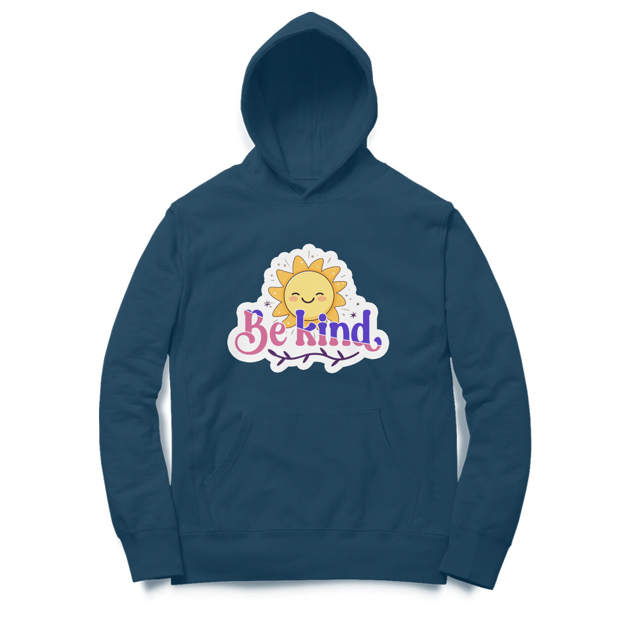 Be Kind - Printed Unisex hoodie pattern with an oversized fit
