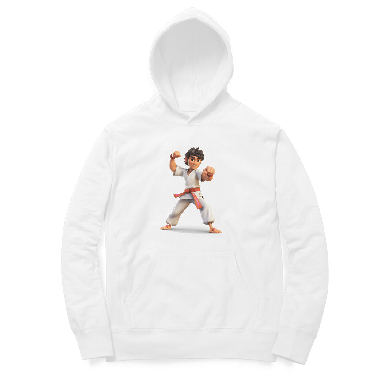Karte Design Printed Unisex hoodie pattern with an oversized fit