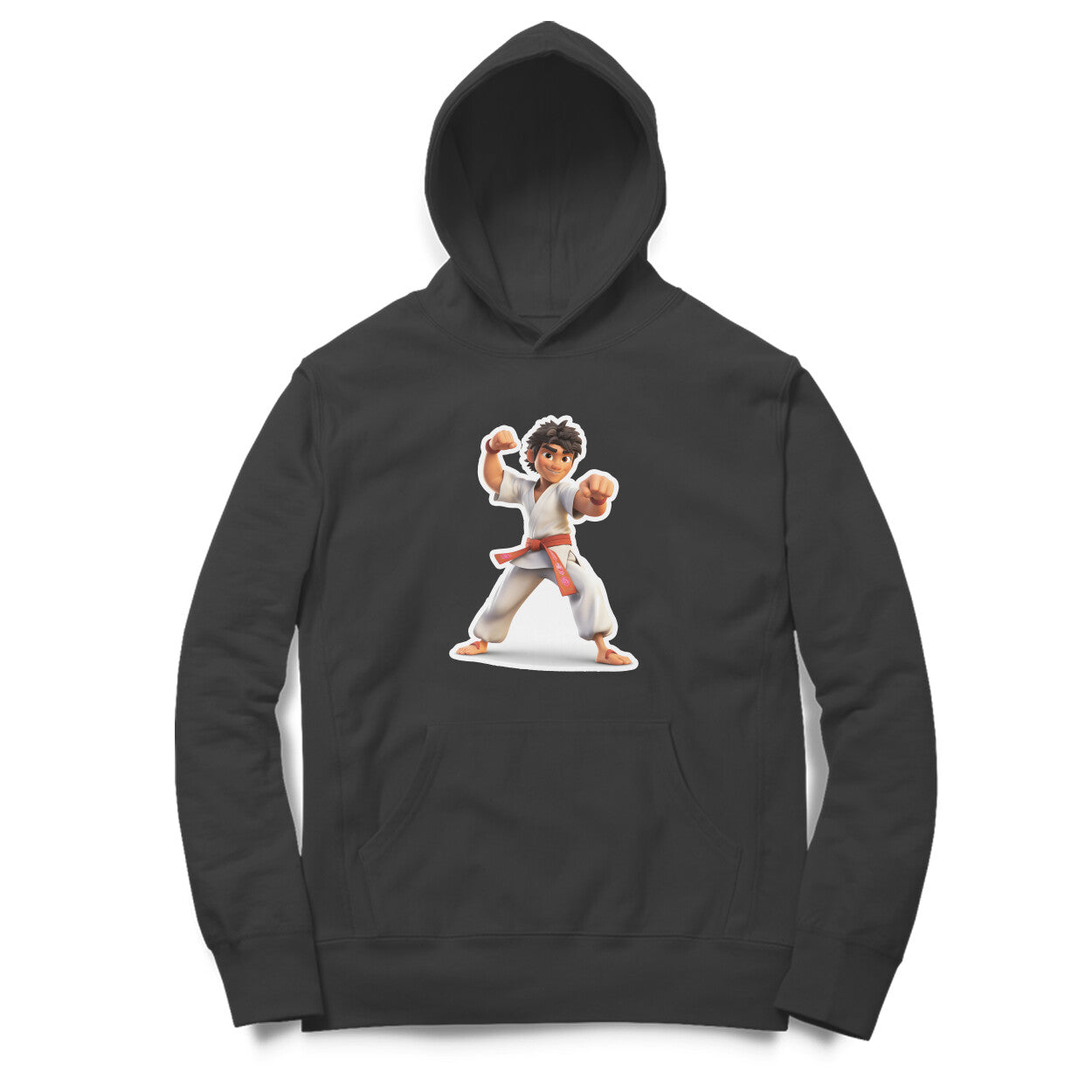 Karte Design Printed Unisex hoodie pattern with an oversized fit