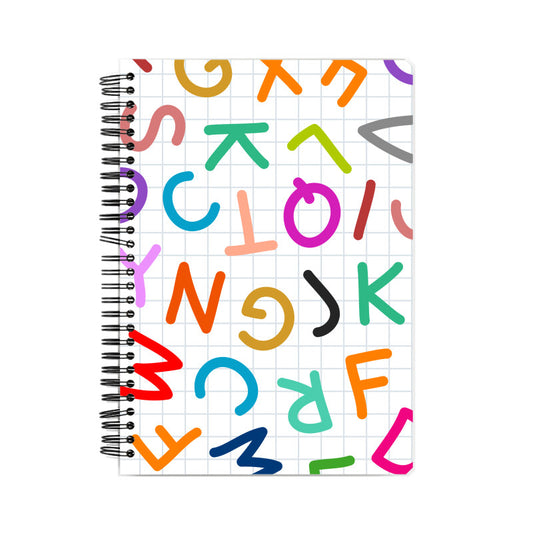Back to School Alphabet Pattern Notebook