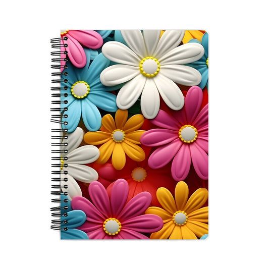 Daisy flower Pattern Notebook