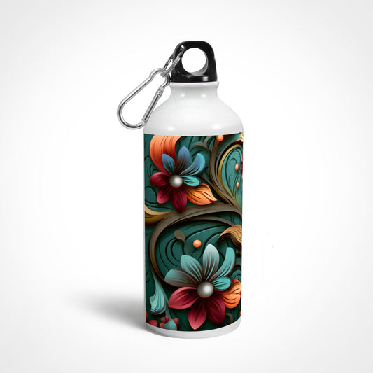 Floral Pattern Sipper Bottle