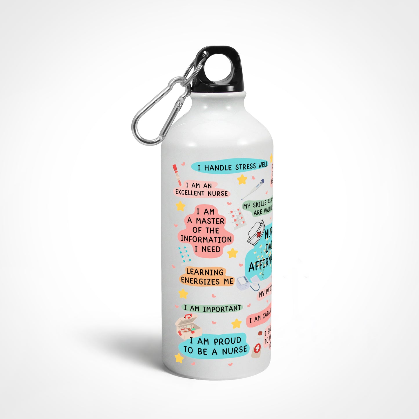 Nurse Daily Affirmation Sipper Bottle