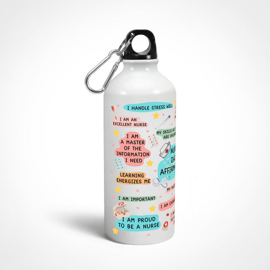 Nurse Daily Affirmation Sipper Bottle