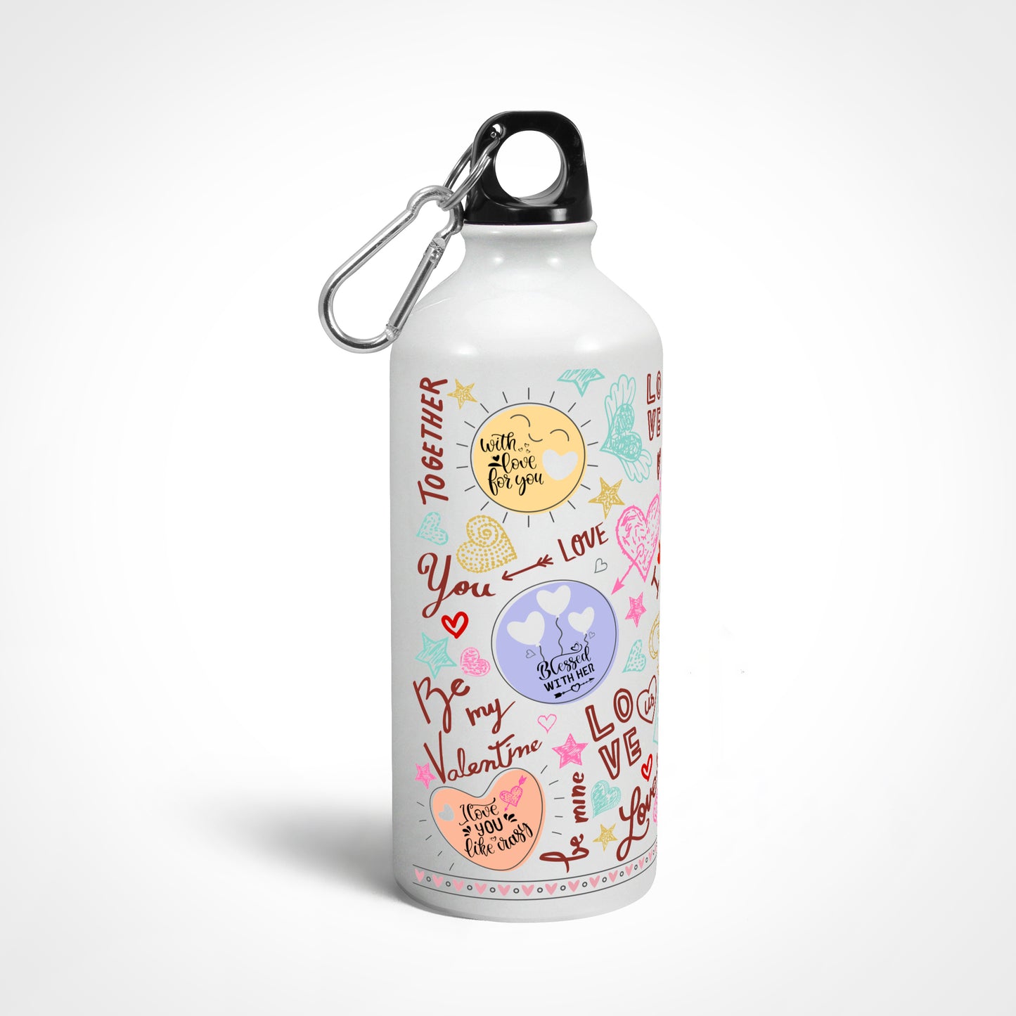 Valentine's Love Conversation Sipper Bottle
