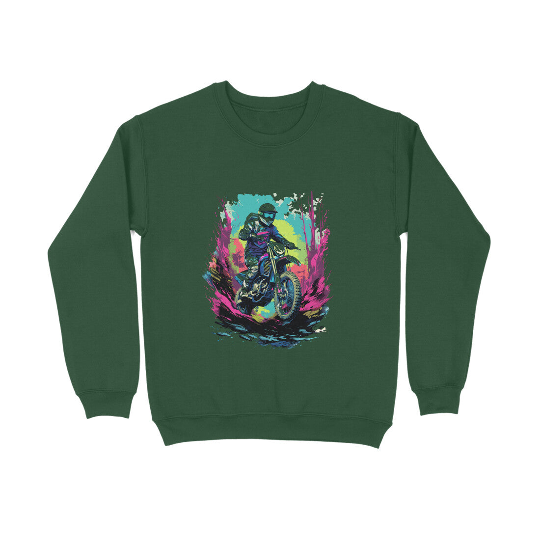 Motorbike Rider Sweatshirt for Men