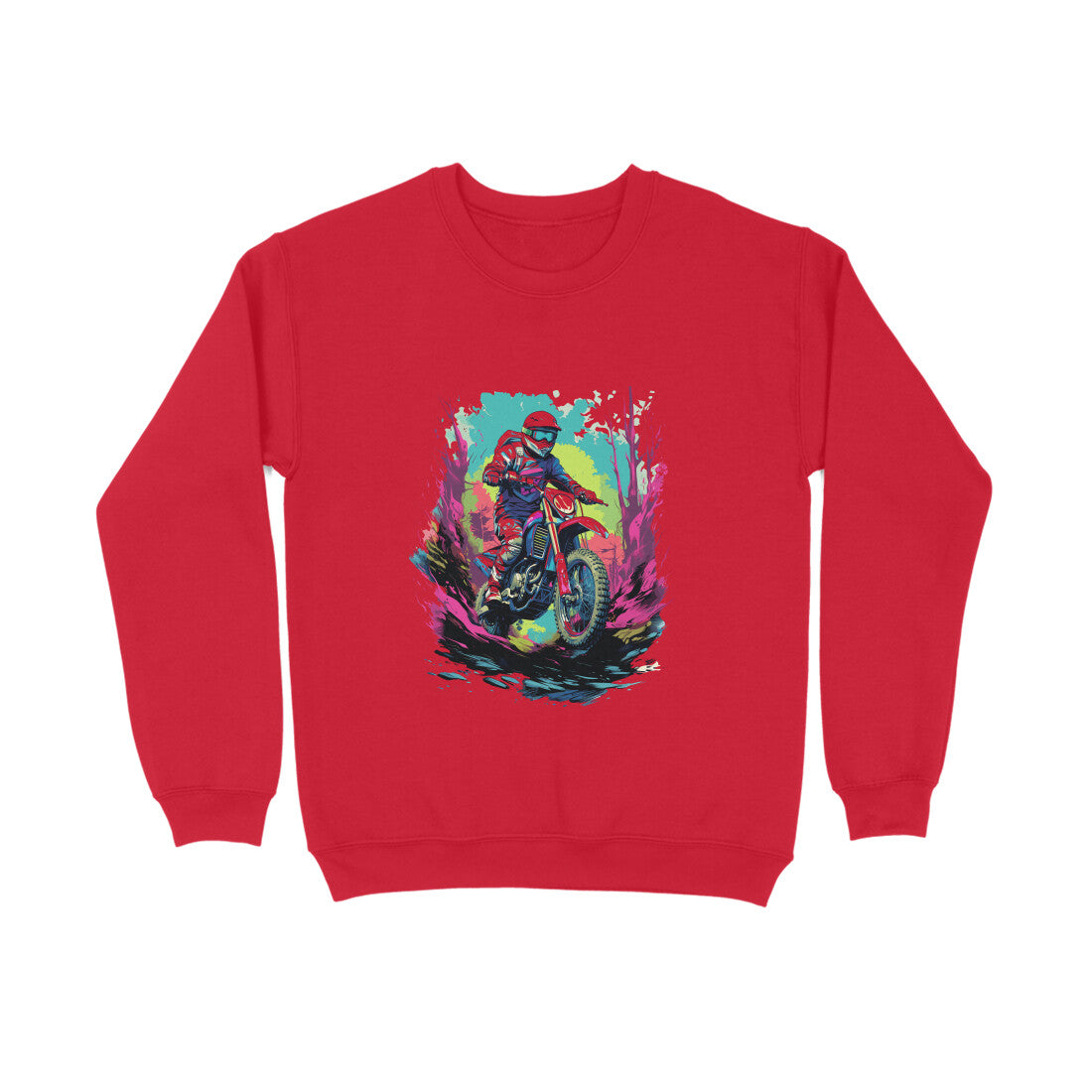 Motorbike Rider Sweatshirt for Men