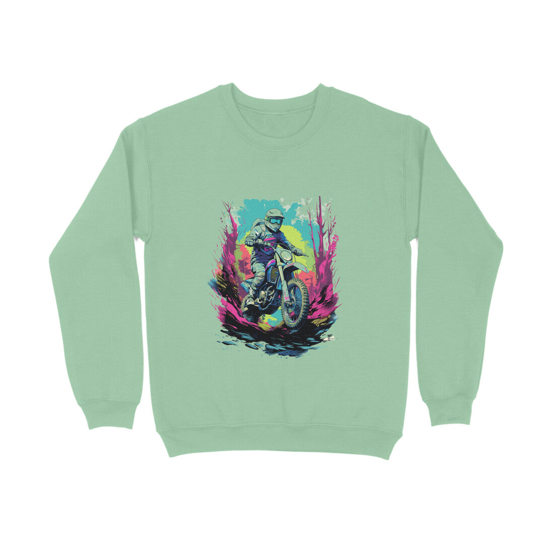 Motorbike Rider Sweatshirt for Men