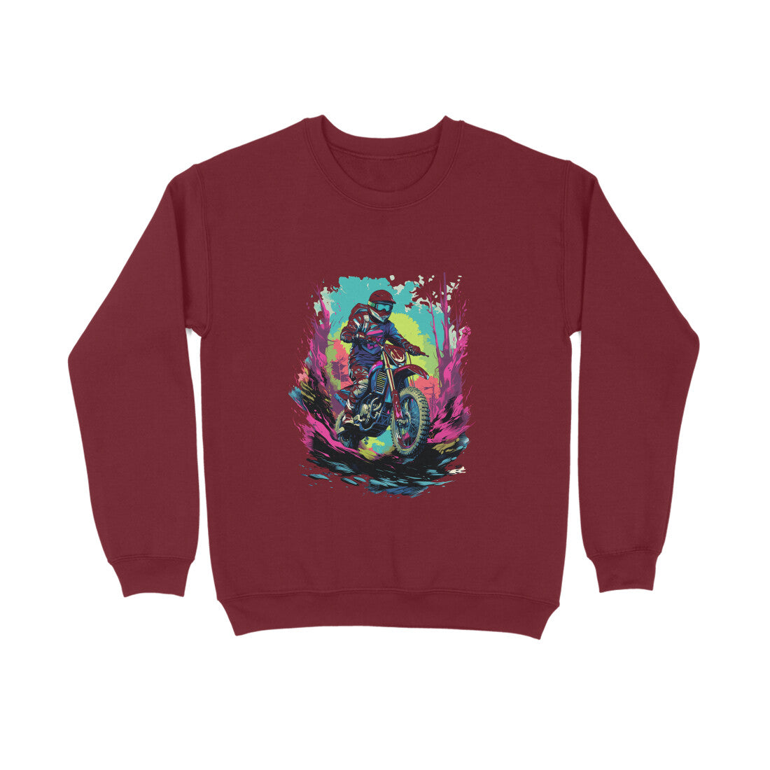 Motorbike Rider Sweatshirt for Men