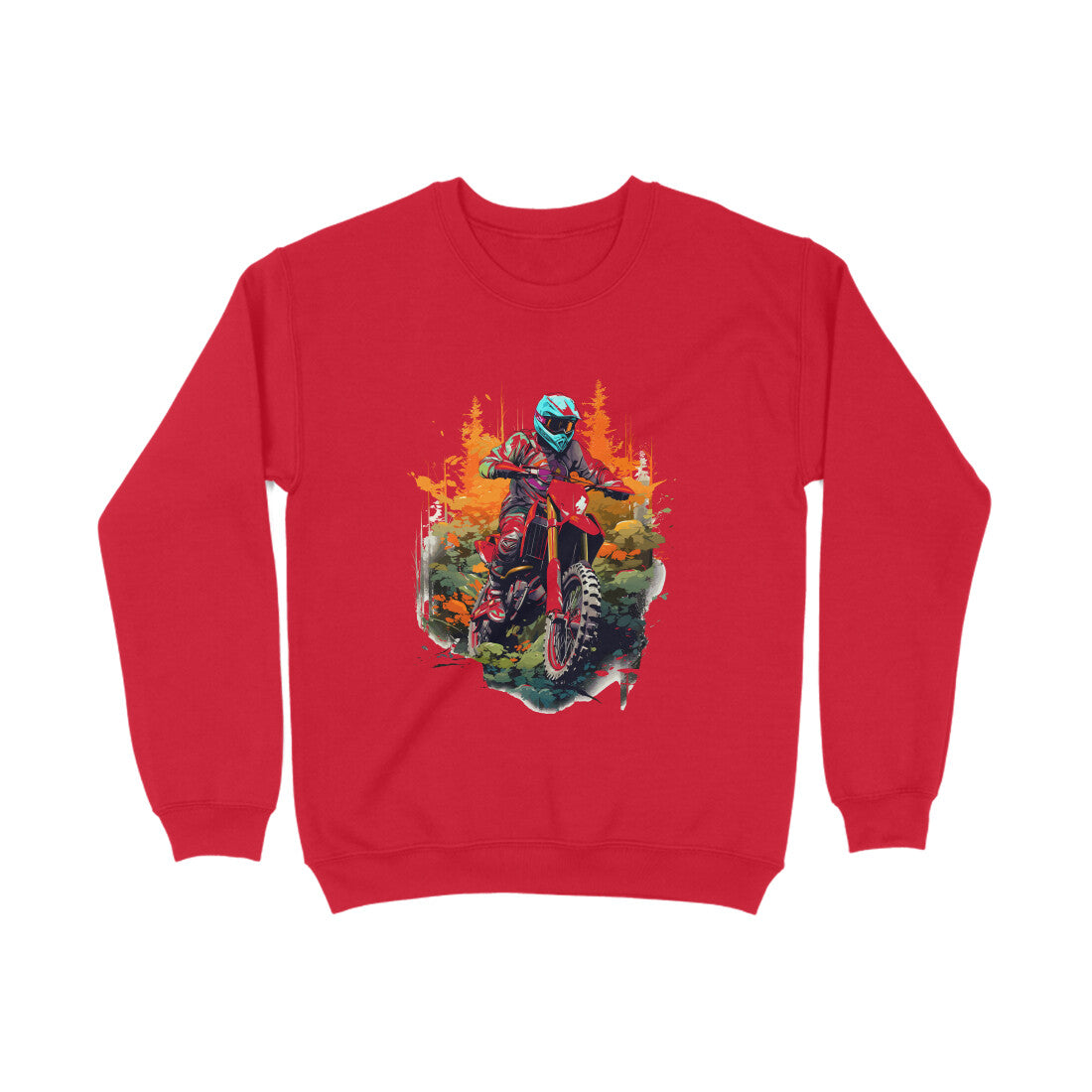 Motorbike Rider Sweatshirt for Men