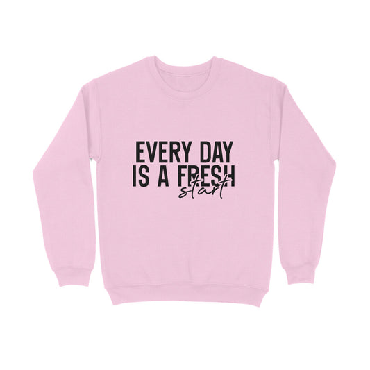 Every day is a fresh start - Sweatshirt for men