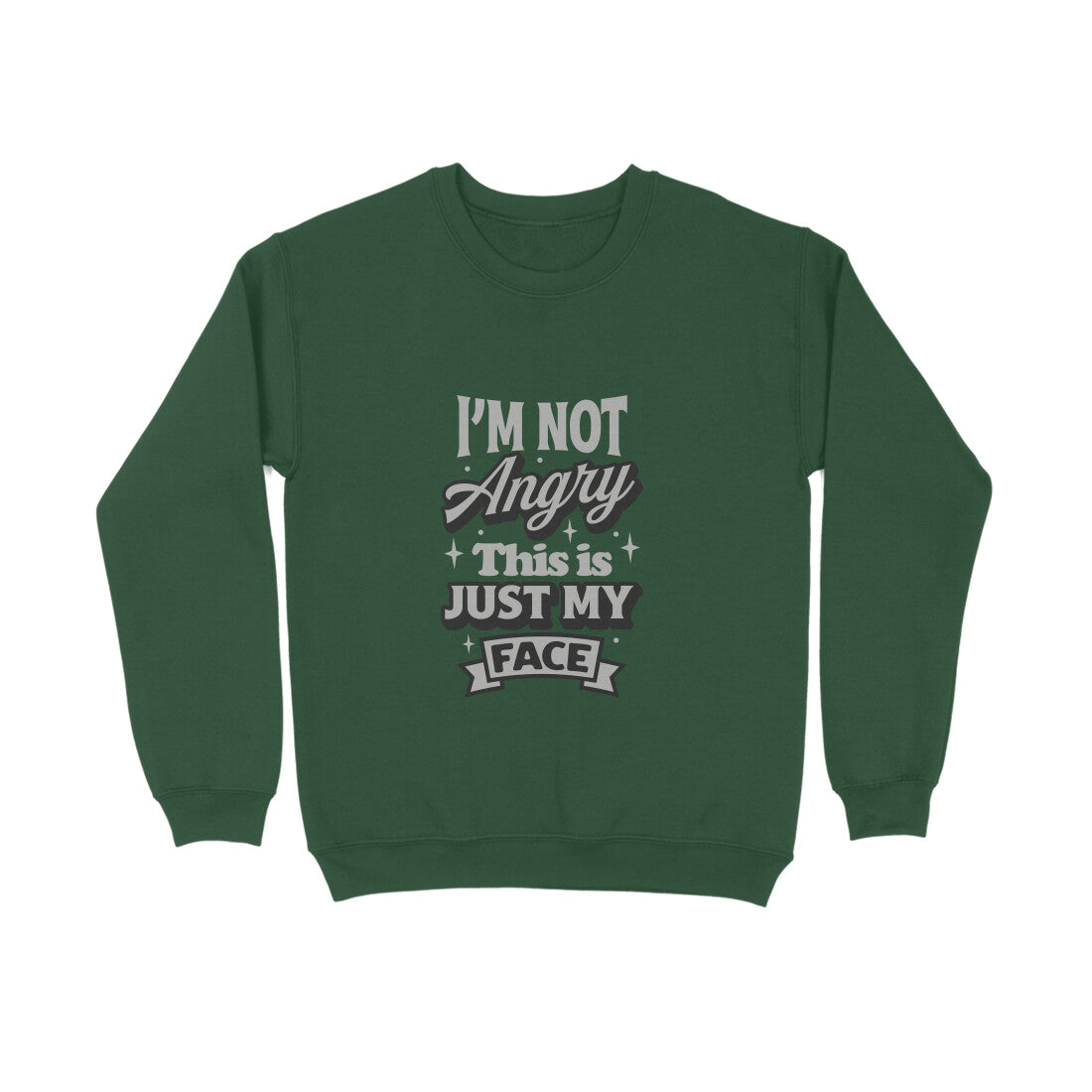 I'not angry this is just my face - Sweatshirt for Men