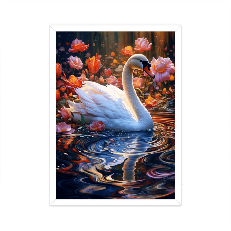 Beautiful Swan Wall Art