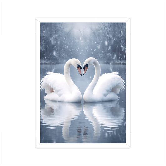 Romantic Swan Wall Art