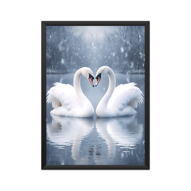 Romantic Swan Wall Art