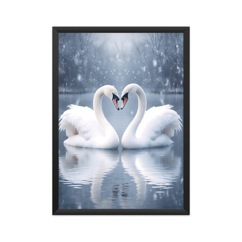 Romantic Swan Wall Art