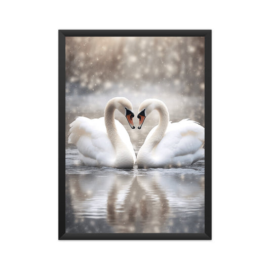 Romantic Swan Wall Art