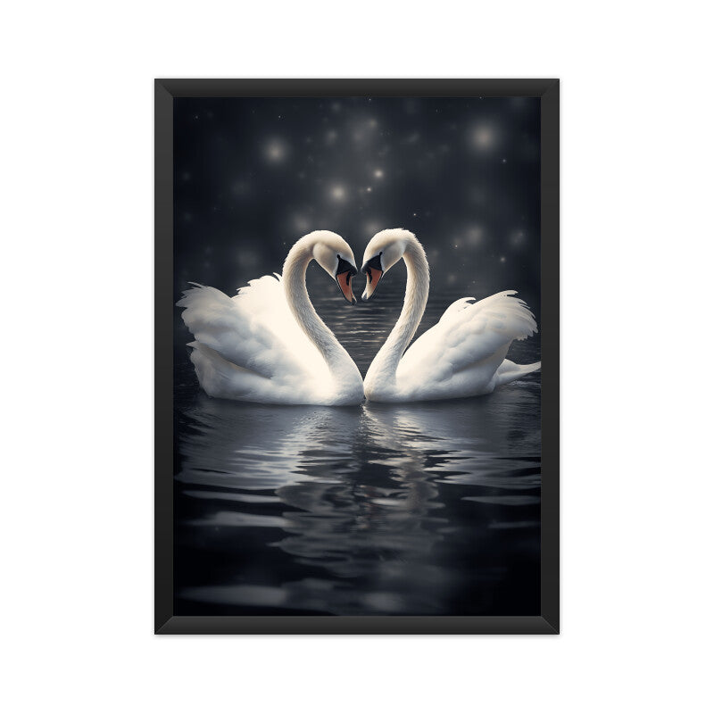 Romantic Swan Wall Art