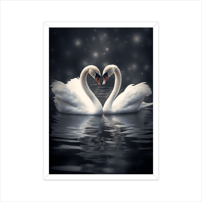 Romantic Swan Wall Art