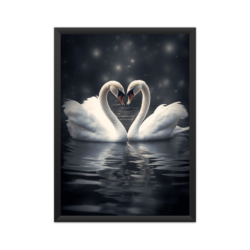 Romantic Swan Wall Art