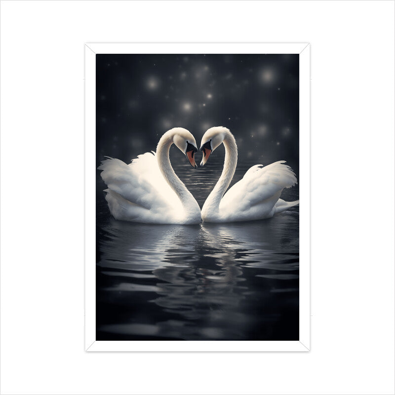 Romantic Swan Wall Art