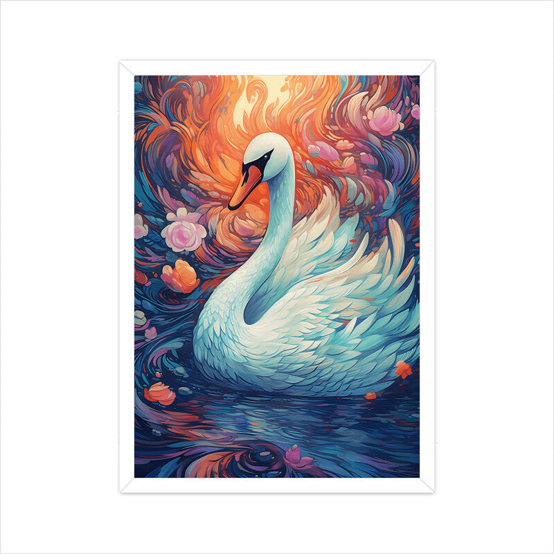 Beautiful Swan Wall Art