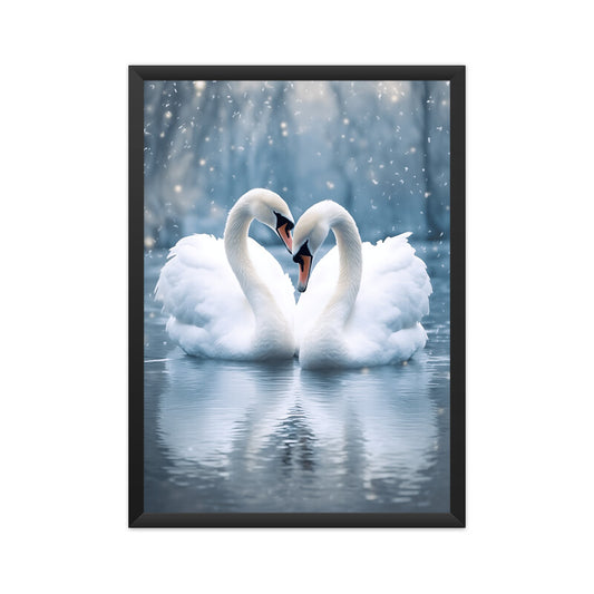 Romantic Swan Wall Art