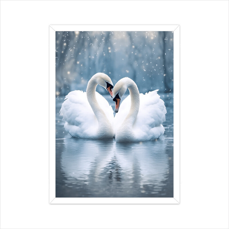 Romantic Swan Wall Art