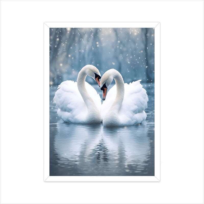 Romantic Swan Wall Art