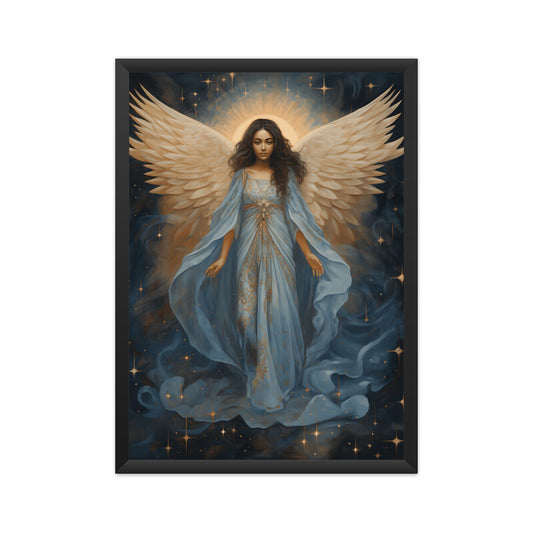 Beautiful Angel Among Stars Wall Art