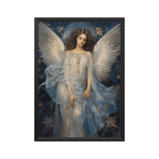 Beautiful Angel Among Stars Wall Art