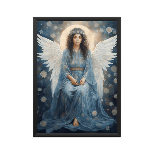 Beautiful Angel Among Stars Wall Art