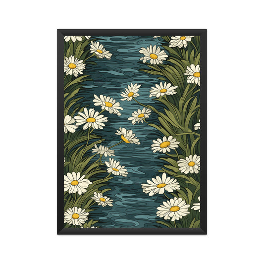 Whimsical Daisy Flowers Wall Art