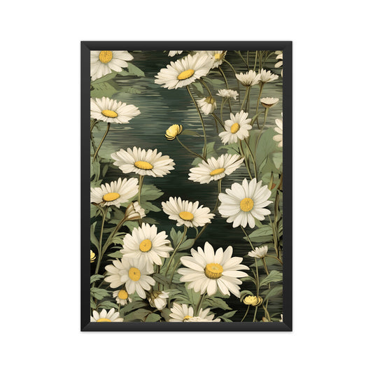 Whimsical Daisy Flowers Wall Art