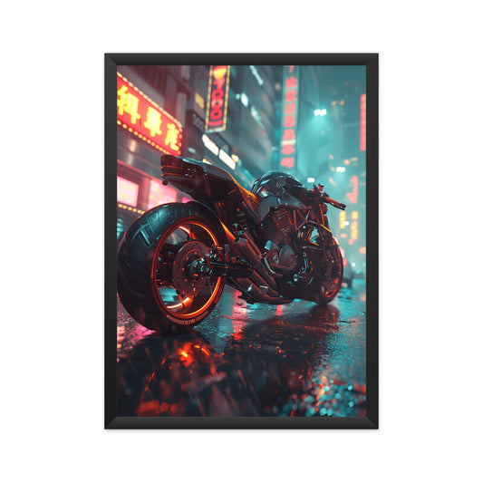 Stylish Motorbike Wall Art