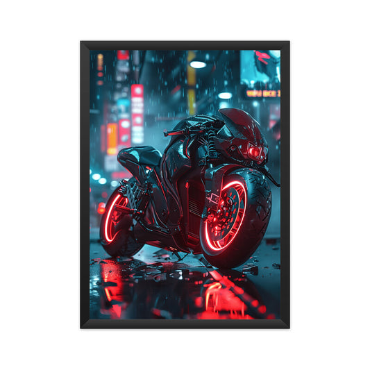 Stylish Motorbike Wall Art