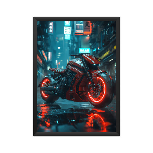 Stylish Motorbike Wall Art