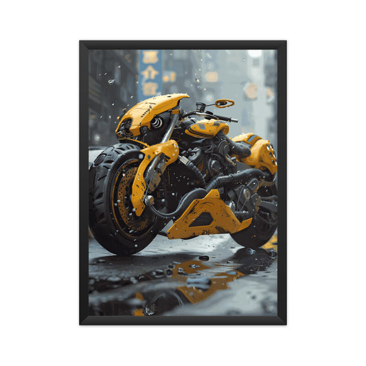 Stylish Motorbike Wall Art