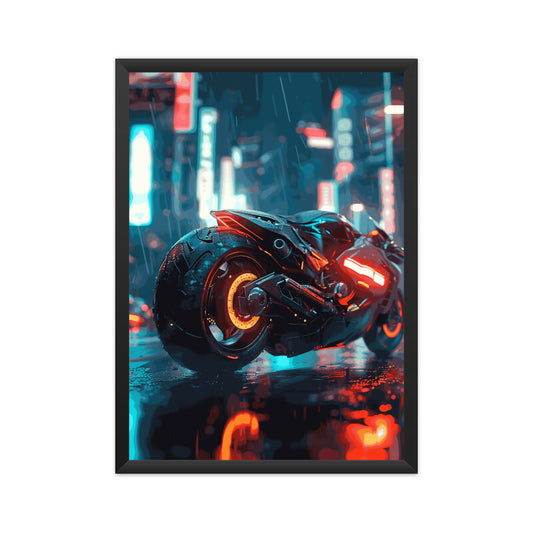 Stylish Motorbike Wall Art
