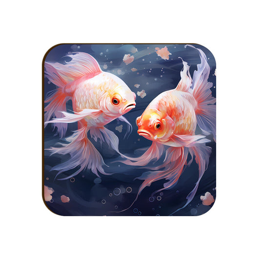 3D Fish Square Coaster