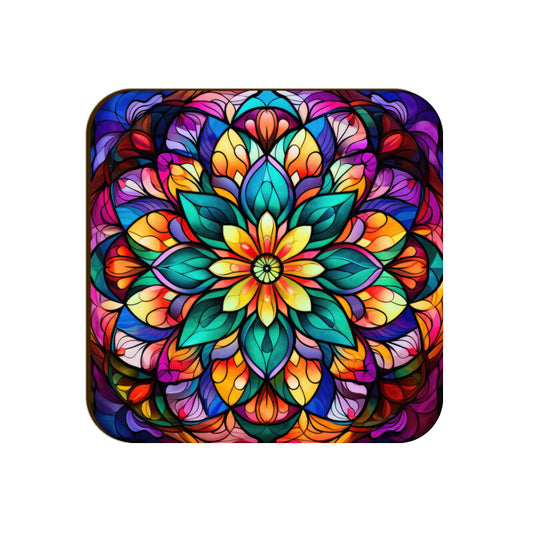 Mandala Square Coaster
