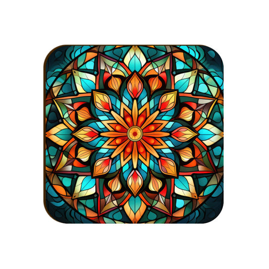 Mandala Square Coaster
