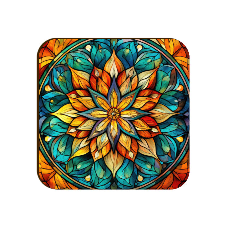Mandala Square Coaster