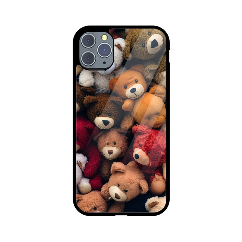 Bear Design - Apple iphone Glass Phone Cases - Available for all models