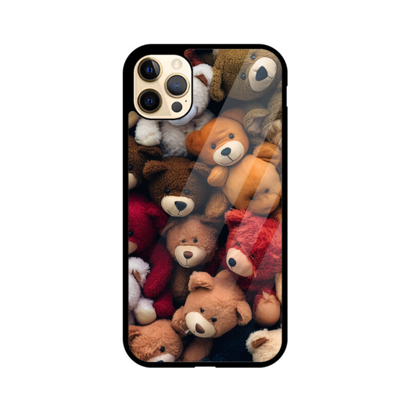 Bear Design - Apple iphone Glass Phone Cases - Available for all models